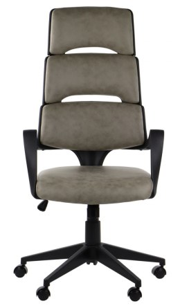 Fotel obrotowy LORETTO tk. 193 ciemny beż - krzesło biurowe do biurka - TILT