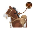 Milly Mally Koń Konik na biegunach Mustang ciemny brąz rusza pyskiem i ogonem interaktywne uszko 18m+ Milly Mally Koń Konik na biegunach Mustang ciemny brąz rusza pyskiem i ogonem interaktywne uszko 18m+
