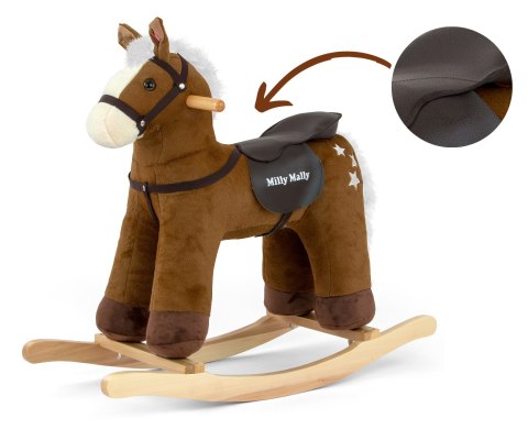 Milly Mally Koń Konik na biegunach PePe Dark Brown Milly Mally Koń Konik na biegunach PePe Dark Brown