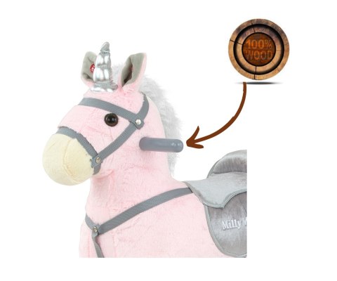 Milly Mally Koń Konik na biegunach PePe Pink Milly Mally Koń Konik na biegunach PePe Pink