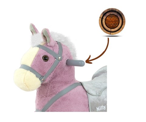 Milly Mally Koń Konik na biegunach PePe Violet Milly Mally Koń Konik na biegunach PePe Violet