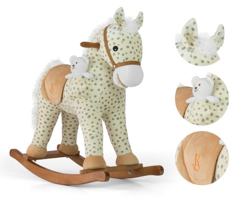 Milly Mally Koń Konik na biegunach Pony Gray Dot rusza pyskiem i ogonem wydaje realistyczne odgłosy Miś w zestawie 18 m+ Milly Mally Koń Konik na biegunach Pony Gray Dot rusza pyskiem i ogonem wydaje realistyczne odgłosy Miś w zestawie 18 m+