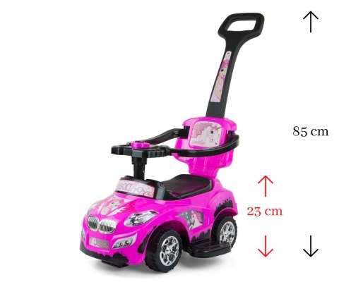 Milly Mally Pojazd Happy Pink Milly Mally Pojazd Happy Pink
