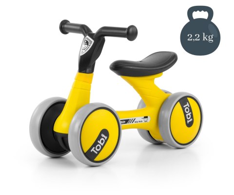 Milly Mally Pojazd Tobi Black-Yellow Milly Mally Pojazd Tobi Black-Yellow