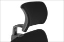 Fotel obrotowy RIVERTON F/H - różne kolory - czarny-szary - krzesło biurowe do biurka - TILT, ZAGŁÓWEK
