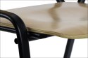 Krzesło konferencyjne TDC-07 BUK - stacjonarne biurowe z możliwością sztaplowania