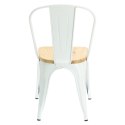 D2.DESIGN Krzesło Paris Wood białe jesion D2.DESIGN Krzesło Paris Wood białe jesion