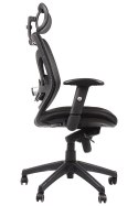 Fotel obrotowy KB-8901 CZARNY - krzesło biurowe do biurka - TILT, ZAGŁÓWEK Fotel obrotowy KB-8901 CZARNY - krzesło biurowe do biurka - TILT, ZAGŁÓWEK