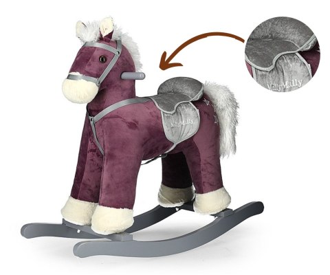 Milly Mally Koń Konik na biegunach PePe Purple Milly Mally Koń Konik na biegunach PePe Purple