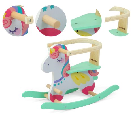 Milly Mally Koń Konik na biegunach Lucky 12 Unicorn Milly Mally Koń Konik na biegunach Lucky 12 Unicorn
