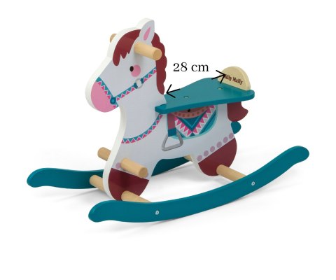 Milly Mally Koń Konik na biegunach Lucky 18 Blue Milly Mally Koń Konik na biegunach Lucky 18 Blue
