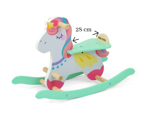 Milly Mally Koń Konik na biegunach Lucky 18 Unicorn Milly Mally Koń Konik na biegunach Lucky 18 Unicorn