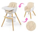 Milly Mally Krzesełko do karmienia 2w1 Espoo Beige