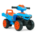 Milly Mally Pojazd Jeździk Monster Blue Niebiesko Pomarańcz ogranicznik skrętu schowek kierownica interaktywna efekty świetlne