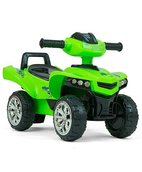 Milly Mally Pojazd Jeździk Monster Green Zielony autko ogranicznik skrętu schowek kierownica interaktywna efekty świetlne 12 m+ Milly Mally Pojazd Jeździk Monster Green Zielony autko ogranicznik skrętu schowek kierownica interaktywna efekty świetlne 12 m+