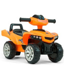 Milly Mally Pojazd Jeździk Monster Orange Pomarańczowy autko ogranicznik skrętu schowek kierownica interaktywna efekty świetlne