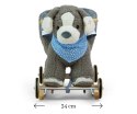 Milly Mally Piesek Polly - Gray Dog Szary na biegunach lub kółkach interaktywne uszy regulowany pas bezpieczeństwa 12 m+ Milly Mally Piesek Polly - Gray Dog Szary na biegunach lub kółkach interaktywne uszy regulowany pas bezpieczeństwa 12 m+