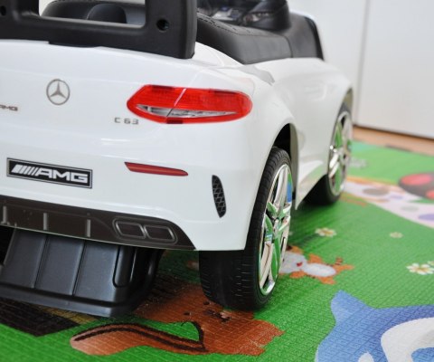 Milly Mally Pojazd Jeździk MERCEDES-AMG C63 Coupe White S Biały Pchacz Chodzik klakson melodyjki kierownica z logo schowek 12m+ Milly Mally Pojazd Jeździk MERCEDES-AMG C63 Coupe White S Biały Pchacz Chodzik klakson melodyjki kierownica z logo schowek 12m+