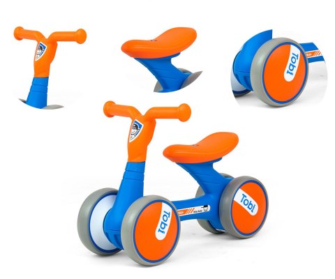 Milly Mally Pojazd Tobi Orange-Blue Milly Mally Pojazd Tobi Orange-Blue