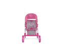 WÓZEK DLA LALEK SPACERÓWKA Natalie Prestige Pink Milly Mally RÓŻOWO SZARY składany BUDKA PASY KOSZ NA AKCESORIA WÓZEK DLA LALEK SPACERÓWKA Natalie Prestige Pink Milly Mally RÓŻOWO SZARY składany BUDKA PASY KOSZ NA AKCESORIA