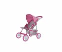 WÓZEK DLA LALEK SPACERÓWKA Natalie Prestige Pink Milly Mally RÓŻOWO SZARY składany BUDKA PASY KOSZ NA AKCESORIA WÓZEK DLA LALEK SPACERÓWKA Natalie Prestige Pink Milly Mally RÓŻOWO SZARY składany BUDKA PASY KOSZ NA AKCESORIA