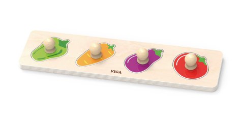 Viga Viga 44532 Pierwsze puzzle z uchwytami - warzywa Viga Viga 44532 Pierwsze puzzle z uchwytami - warzywa