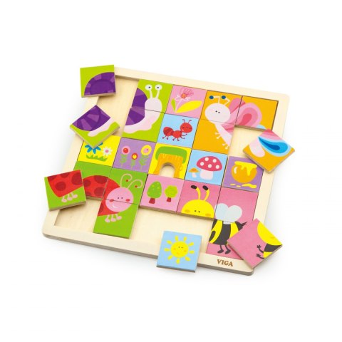 Viga Viga 50150 Kreatywne puzzle - życie w ogrodzie Viga Viga 50150 Kreatywne puzzle - życie w ogrodzie