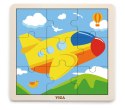 Viga Viga 51447 Puzzle na podkładce 9 elementów - samolot