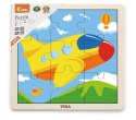 Viga Viga 51447 Puzzle na podkładce 9 elementów - samolot