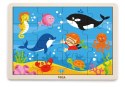 Viga Viga 51451 Puzzle na podkładce 16 elementów - ocean Viga Viga 51451 Puzzle na podkładce 16 elementów - ocean