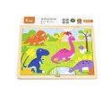 Viga Viga 51452 Puzzle na podkładce 16 elementów - dinozaury