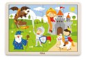 Viga Viga 51458 Puzzle na podkładce 16 elementów - bajkowy zamek