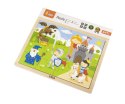 Viga Viga 51458 Puzzle na podkładce 16 elementów - bajkowy zamek Viga Viga 51458 Puzzle na podkładce 16 elementów - bajkowy zamek