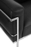 D2.DESIGN Sofa 3-osobowa Soft GC czarna skóra D2.DESIGN Sofa 3-osobowa Soft GC czarna skóra