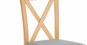 Halmar DARIUSZ krzesło drewniane dąb miodowy/ tap: Inari 91(jasno szare)