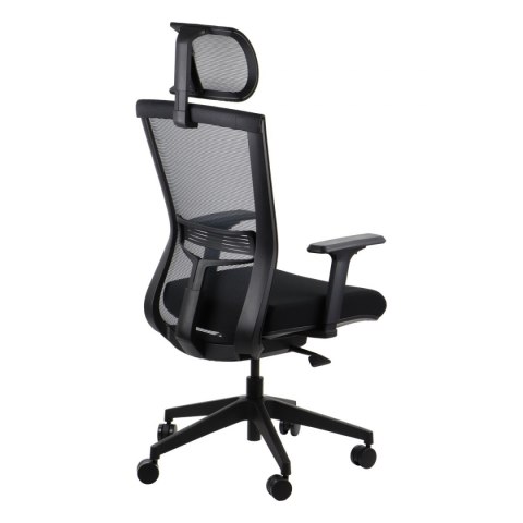 Fotel obrotowy HOPE CZARNY MECHANIZM SAMOWAŻĄCY - krzesło biurowe do biurka - TILT, ZAGŁÓWEK Fotel obrotowy HOPE CZARNY MECHANIZM SAMOWAŻĄCY - krzesło biurowe do biurka - TILT, ZAGŁÓWEK