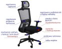 Fotel obrotowy HOPE CZARNY MECHANIZM SAMOWAŻĄCY - krzesło biurowe do biurka - TILT, ZAGŁÓWEK Fotel obrotowy HOPE CZARNY MECHANIZM SAMOWAŻĄCY - krzesło biurowe do biurka - TILT, ZAGŁÓWEK