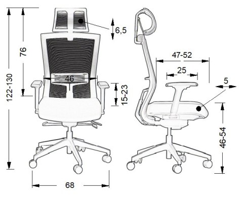 Fotel obrotowy HOPE CZARNY MECHANIZM SAMOWAŻĄCY - krzesło biurowe do biurka - TILT, ZAGŁÓWEK Fotel obrotowy HOPE CZARNY MECHANIZM SAMOWAŻĄCY - krzesło biurowe do biurka - TILT, ZAGŁÓWEK