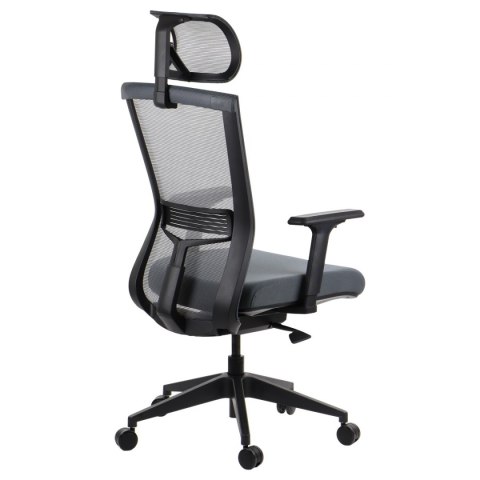 Fotel obrotowy HOPE SZARY MECHANIZM SAMOWAŻĄCY - krzesło biurowe do biurka - TILT, ZAGŁÓWEK Fotel obrotowy HOPE SZARY MECHANIZM SAMOWAŻĄCY - krzesło biurowe do biurka - TILT, ZAGŁÓWEK