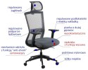 Fotel obrotowy HOPE SZARY MECHANIZM SAMOWAŻĄCY - krzesło biurowe do biurka - TILT, ZAGŁÓWEK Fotel obrotowy HOPE SZARY MECHANIZM SAMOWAŻĄCY - krzesło biurowe do biurka - TILT, ZAGŁÓWEK