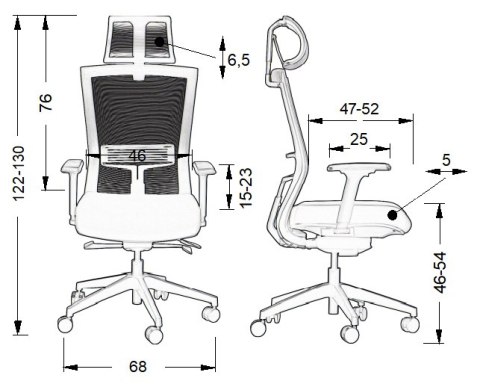 Fotel obrotowy HOPE SZARY MECHANIZM SAMOWAŻĄCY - krzesło biurowe do biurka - TILT, ZAGŁÓWEK Fotel obrotowy HOPE SZARY MECHANIZM SAMOWAŻĄCY - krzesło biurowe do biurka - TILT, ZAGŁÓWEK