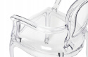 KRZESŁO Z PODŁOKIETNIKAMI KING ARM transparentne - poliwęglan KING HOME KRZESŁO Z PODŁOKIETNIKAMI KING ARM transparentne - poliwęglan KING HOME