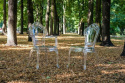 KRZESŁO Z PODŁOKIETNIKAMI KING ARM transparentne - poliwęglan KING HOME KRZESŁO Z PODŁOKIETNIKAMI KING ARM transparentne - poliwęglan KING HOME