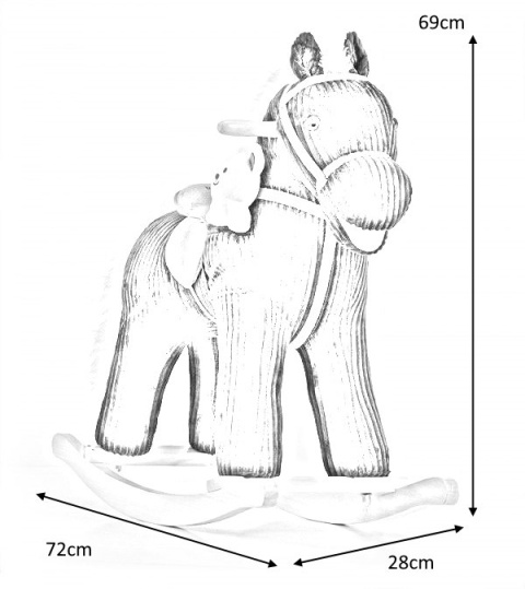 Milly Mally Koń Konik na biegunach Pony Bruno Milly Mally Koń Konik na biegunach Pony Bruno