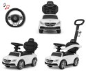 Milly Mally Pojazd z rączką MERCEDES-AMG C63 Coupe White Biały interaktywna kierownica z logo klakson schowek uchwyt na kubek Milly Mally Pojazd z rączką MERCEDES-AMG C63 Coupe White Biały interaktywna kierownica z logo klakson schowek uchwyt na kubek