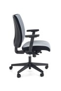 Halmar POP fotel pracowniczy, kolor: pasek boczny - czarny RN60999, front - popielaty M47 Halmar POP fotel pracowniczy, kolor: pasek boczny - czarny RN60999, front - popielaty M47