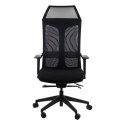 Fotel obrotowy RYDER CZARNY MECHANIZM SAMOWAŻĄCY - krzesło biurowe do biurka - TILT Fotel obrotowy RYDER CZARNY MECHANIZM SAMOWAŻĄCY - krzesło biurowe do biurka - TILT