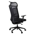 Fotel obrotowy RYDER CZARNY MECHANIZM SAMOWAŻĄCY - krzesło biurowe do biurka - TILT Fotel obrotowy RYDER CZARNY MECHANIZM SAMOWAŻĄCY - krzesło biurowe do biurka - TILT