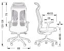 Fotel obrotowy RYDER CZARNY MECHANIZM SAMOWAŻĄCY - krzesło biurowe do biurka - TILT Fotel obrotowy RYDER CZARNY MECHANIZM SAMOWAŻĄCY - krzesło biurowe do biurka - TILT