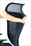 Fotel obrotowy RYDER CZARNY MECHANIZM SAMOWAŻĄCY - krzesło biurowe do biurka - TILT Fotel obrotowy RYDER CZARNY MECHANIZM SAMOWAŻĄCY - krzesło biurowe do biurka - TILT
